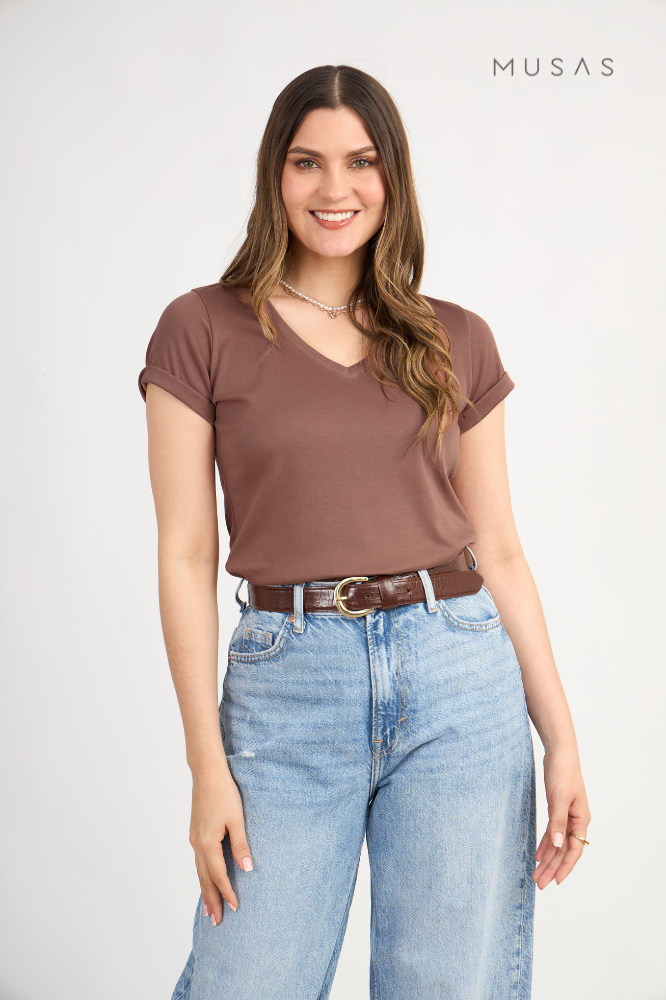 POLO ESENCIAL CLAUDIA - MOCCA