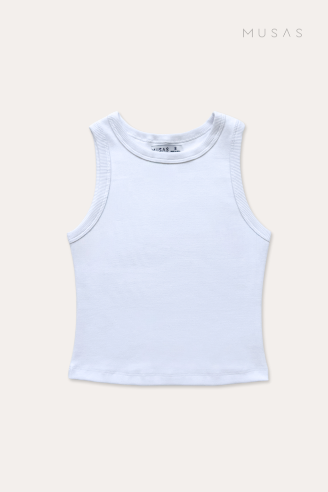 TOP HAZEL - BLANCO