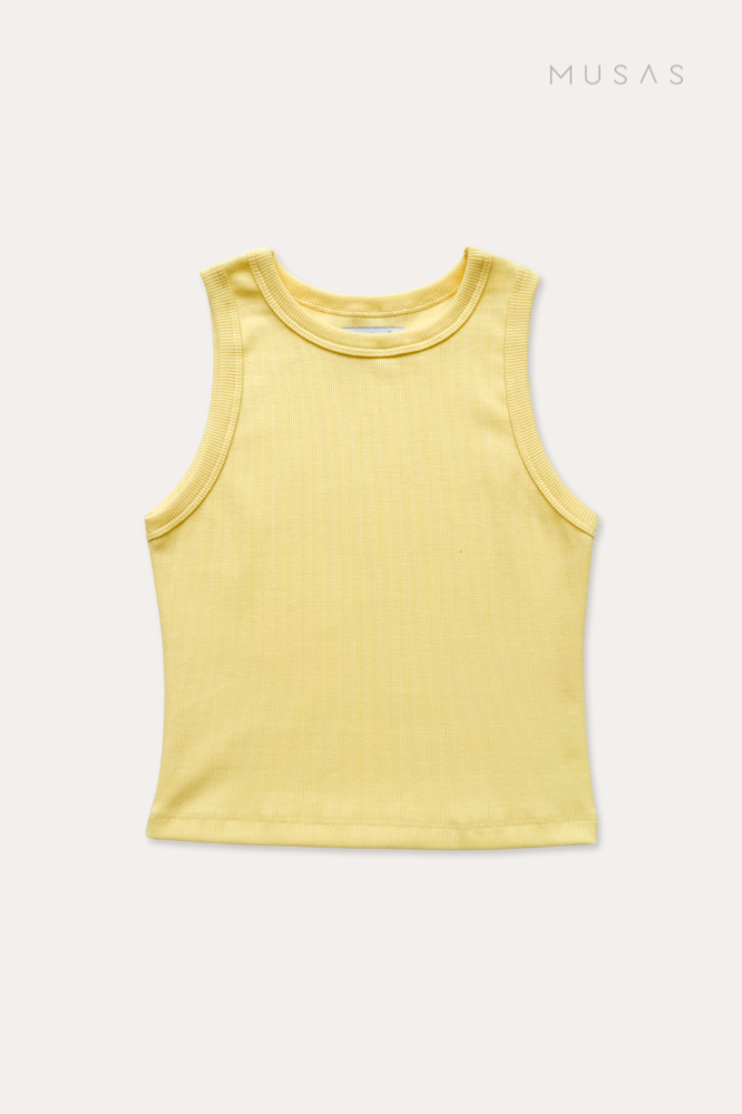 TOP HAZEL - BUTTER YELLOW