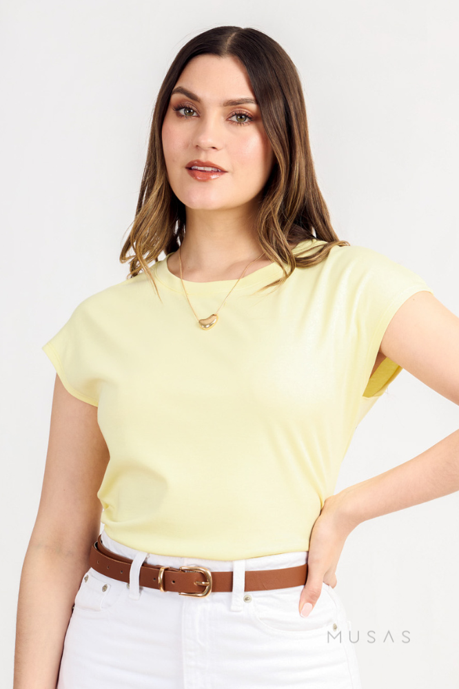 POLO ESENCIAL SELENA - YELLOW
