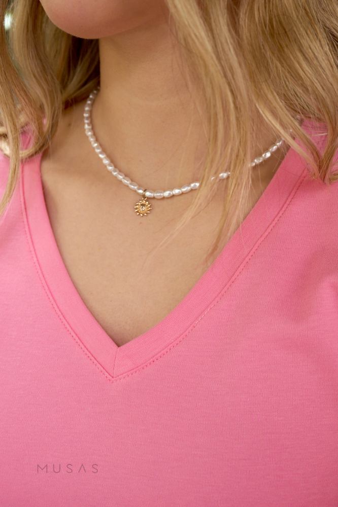 POLO ESENCIAL CLAUDIA - CANDY PINK