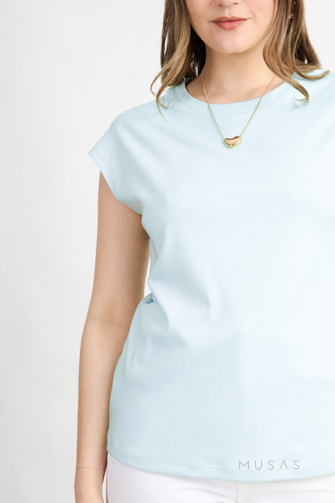 POLO ESENCIAL SELENA - ICE BLUE