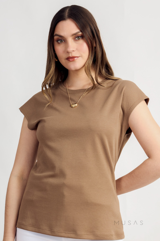POLO ESENCIAL SELENA - CANELA