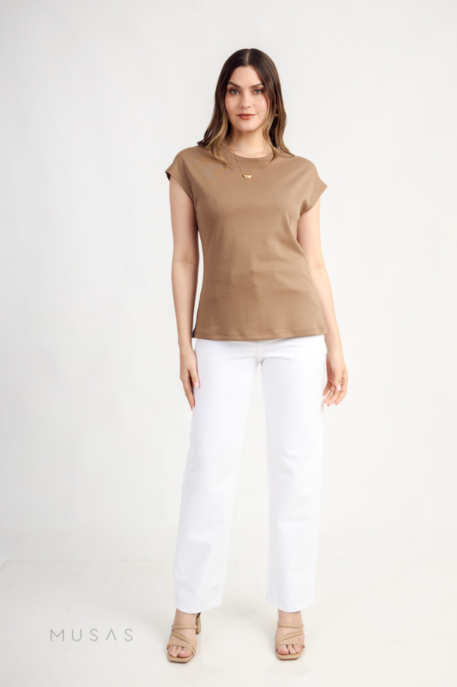 POLO ESENCIAL SELENA - CANELA