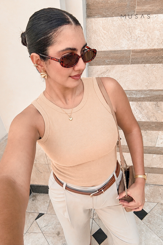 TOP HAZEL - BEIGE