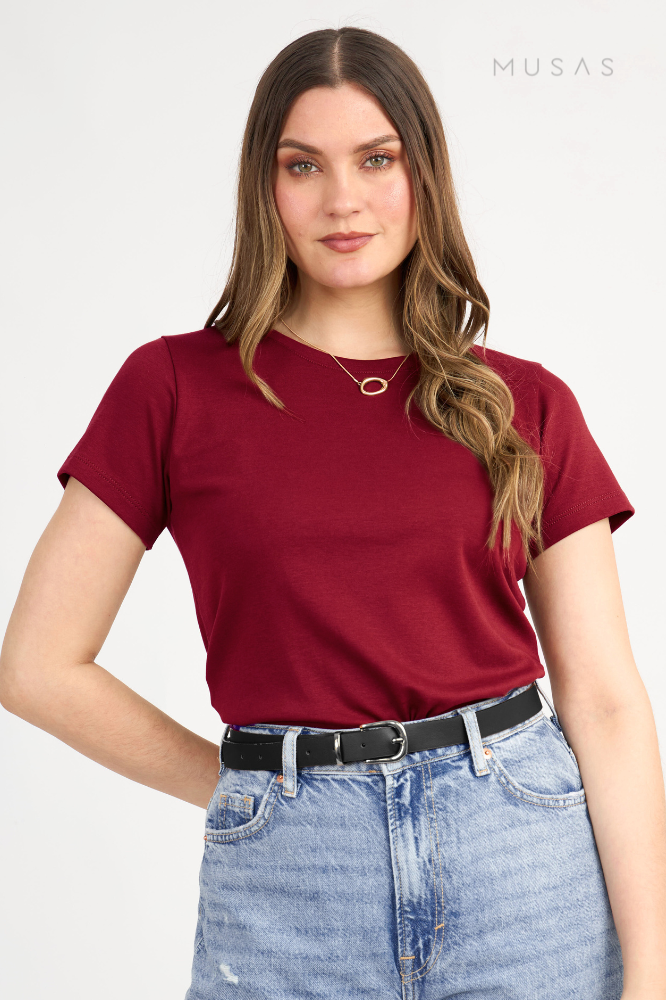 POLO ESENCIAL LUCIANA - MERLOT