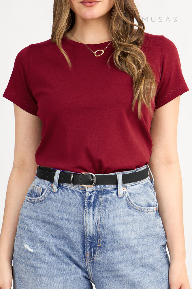 POLO ESENCIAL LUCIANA - MERLOT