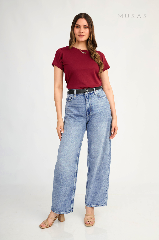 POLO ESENCIAL LUCIANA - MERLOT