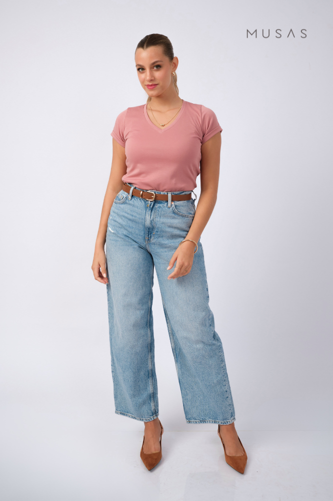 POLO ESENCIAL CLAUDIA  - MALVA