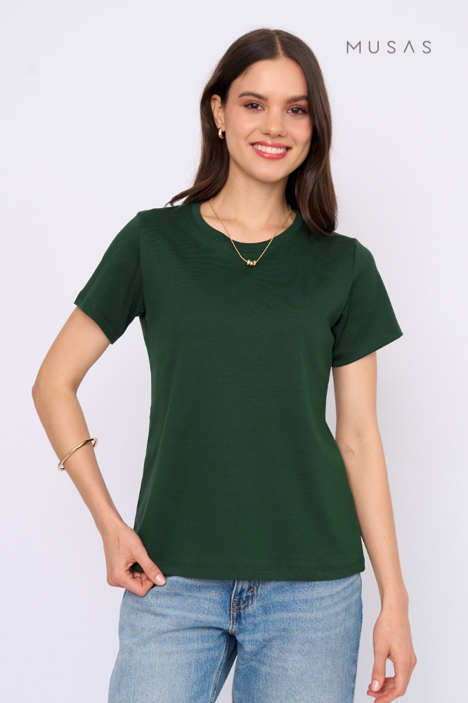 POLO ESENCIAL LUCIANA - VERDE PINO