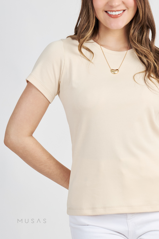 POLO ESENCIAL LUCIANA - CHAMPAGNE