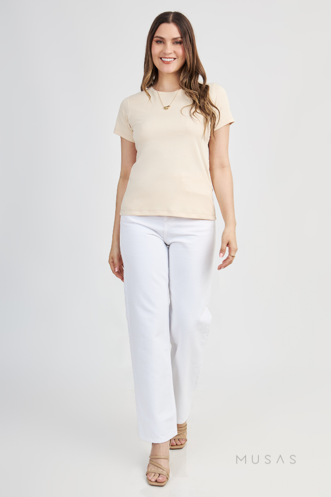 POLO ESENCIAL LUCIANA - CHAMPAGNE
