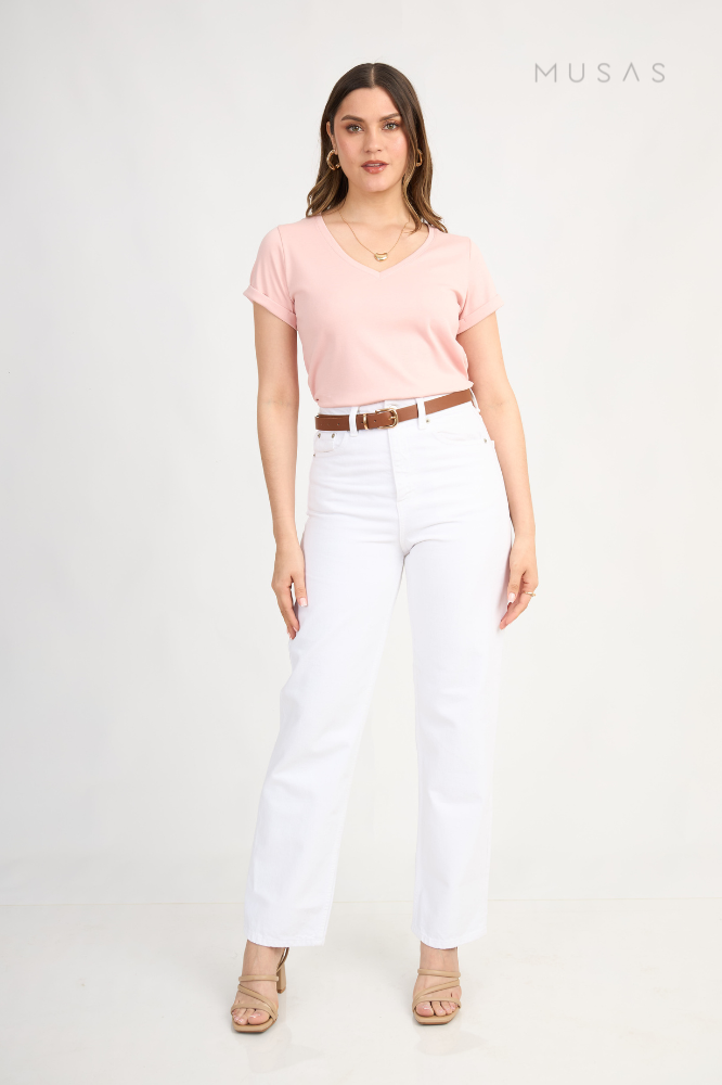 POLO ESENCIAL CLAUDIA  - SALMÓN