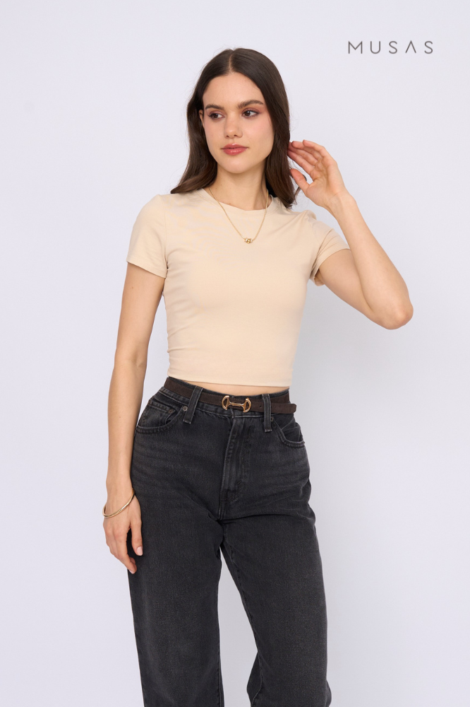 POLO PIMA PAULA - BEIGE