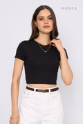 POLO PIMA PAULA - NEGRO