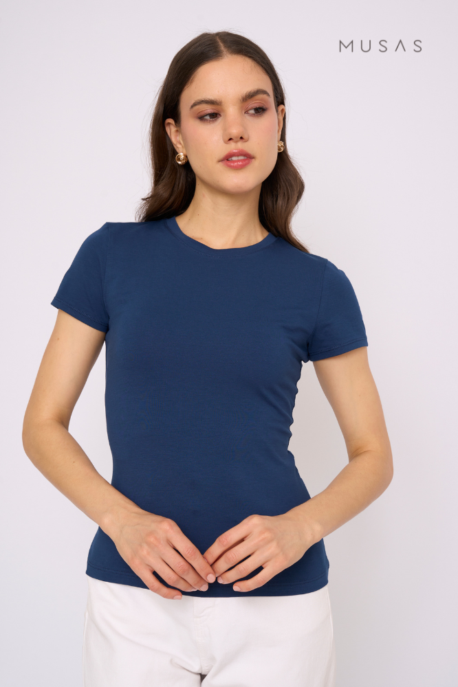 POLO PIMA GAELA - AZUL NAVY
