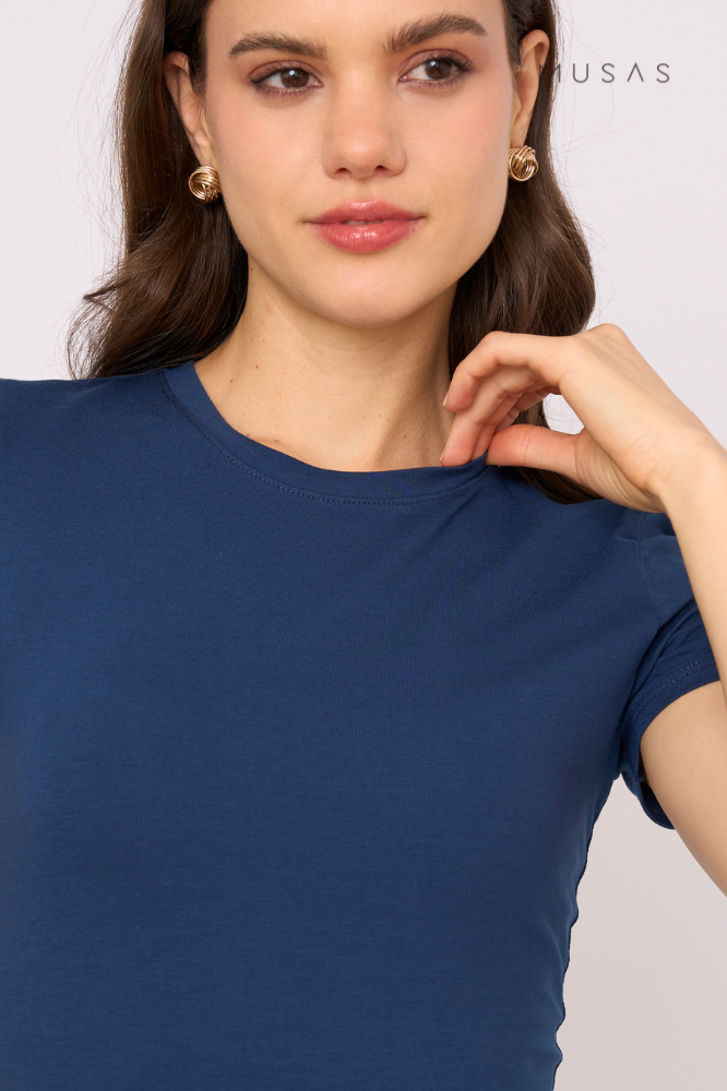 POLO PIMA GAELA - AZUL NAVY