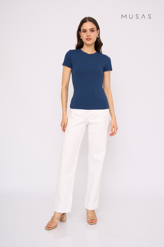 POLO PIMA GAELA - AZUL NAVY