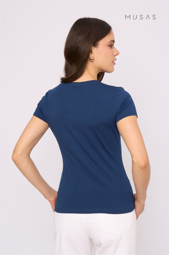 POLO PIMA GAELA - AZUL NAVY
