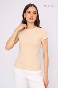 POLO PIMA GAELA - BEIGE