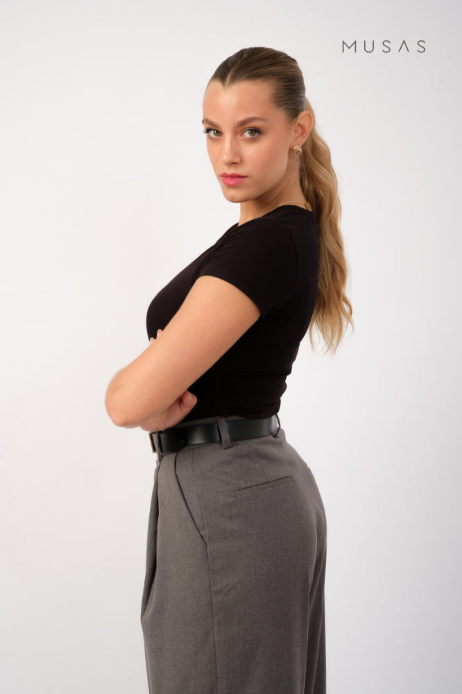 POLO PIMA EMMA - NEGRO