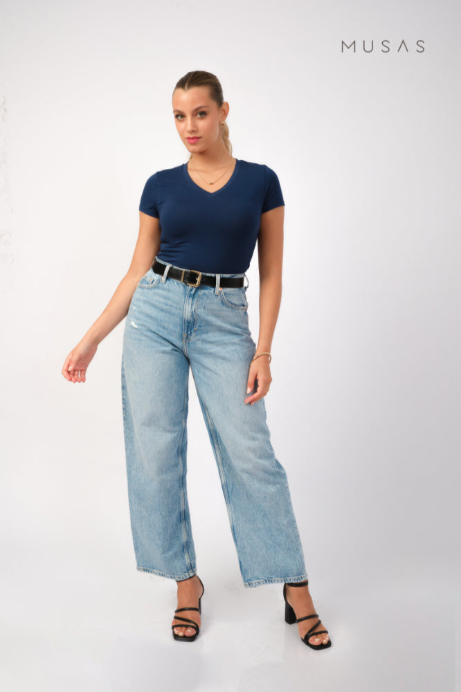 POLO PIMA EMMA - AZUL NAVY