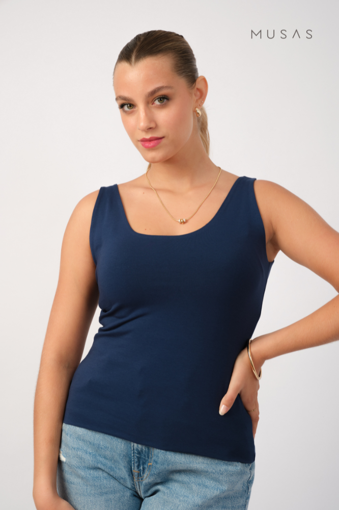 POLO PIMA ALMA - AZUL NAVY