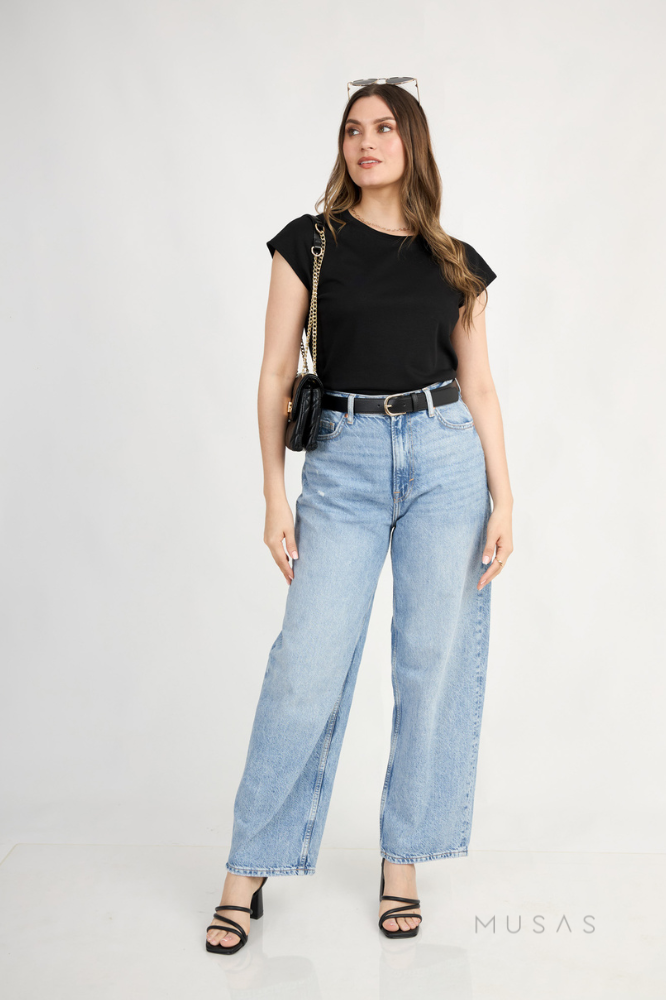 POLO ESENCIAL SELENA - NEGRO
