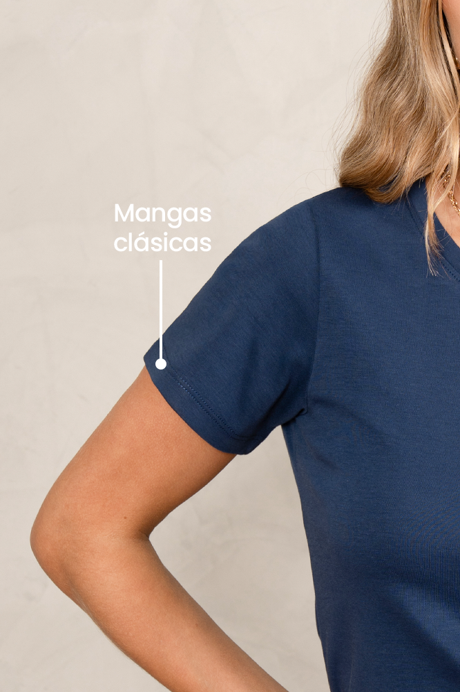 POLO ESENCIAL LUCIANA - AZUL NAVY